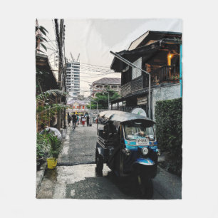 Tuk Tuk in Bangkok Thailand Fleece Deken