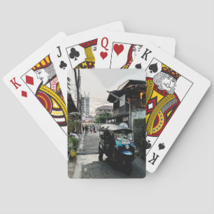 Tuk Tuk in Bangkok Thailand Pokerkaarten
