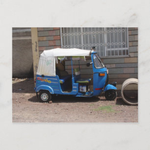 Tuk Tuk in Ethiopië Briefkaart
