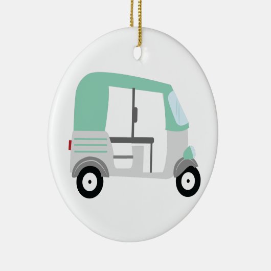 Tuk Tuk Keramisch Ornament (Rechts)