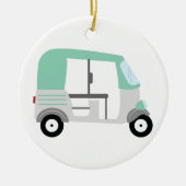 Tuk Tuk Keramisch Ornament (Voorkant)