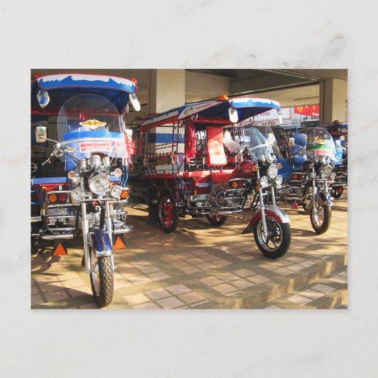 Tuk Tuk Showroom ... Udon Thani, Isaan Briefkaart (Voorkant)