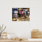 Tuk Tuk Showroom ... Udon Thani, Isaan Poster (Keuken)