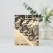 tuk tuk sri lanka briefkaart (Staand voorkant)