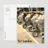 tuk tuk sri lanka briefkaart (Voorkant / Achterkant)