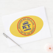 Tuk Tuk Taxi Service Sign, Thailand Ovale Sticker (Envelop)