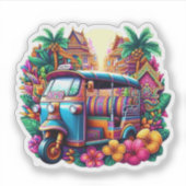 Tuk Tuk Taxi Sticker (Voorkant)
