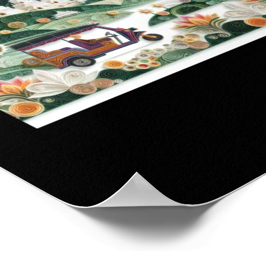 Tuk Tuk Thailand #1 Sticker Poster (Hoek)