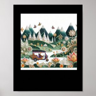 Tuk Tuk Thailand #1 Sticker Poster