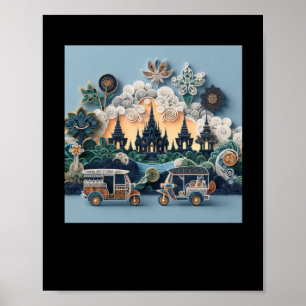 Tuk Tuk Thailand #6 Sticker Poster