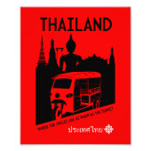 Tuk Tuk Thailand Foto Afdruk (Voorkant)