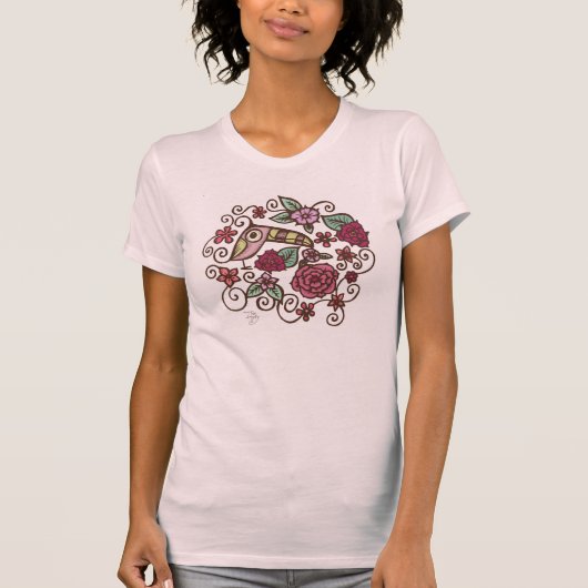 Tuki Flowers T-shirt (Voorkant)
