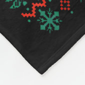 Tuki Tuki Santa Hat Spanish Mexican Christmas Swea Fleece Deken (Hoek)