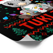 Tuki Tuki Santa Hat Spanish Mexican Christmas Swea Poster (Hoek)