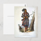 Tuko-See Mathla A Seminole Chief Briefkaart (Voorkant / Achterkant)