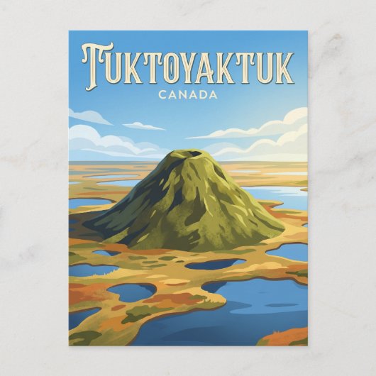 Tuktoyaktuk Canada Briefkaart (Voorkant)