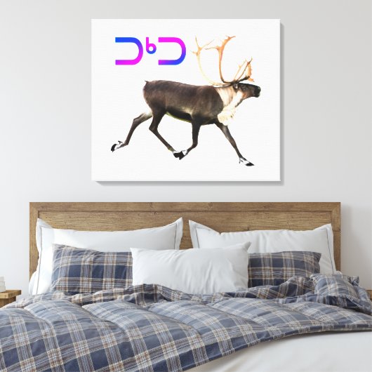 Tuktu - Cariou Canvas Afdruk (Insitu (Slaapkamer))