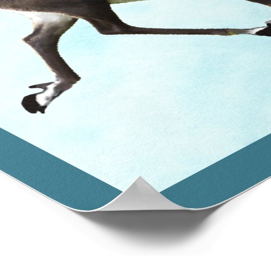 Tuktu - Cariou op sneeuw Poster (Hoek)