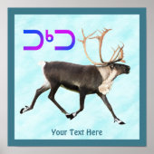 Tuktu - Cariou op sneeuw Poster (Voorkant)