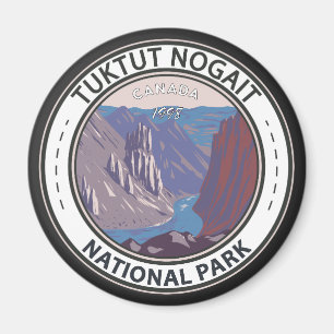 Tuktut Nogait National Park Canada Badge Magneet