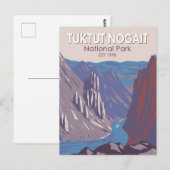 Tuktut Nogait National Park Canada Travel Briefkaart (Voorkant / Achterkant)