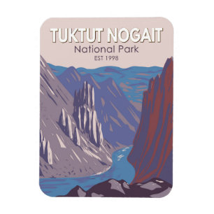 Tuktut Nogait National Park Canada Travel  Magneet