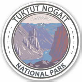 Tuktut Nogait National Park Canada Travel  Sticker