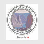 Tuktut Nogait National Park Canada Travel  Sticker (Vel)