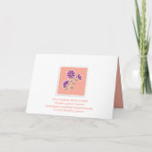 Tula Floral Batik ben mijn Bridesmaid uitnodiging (Achterkant)