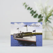 "Tula" Wisconsin Transportation Co. Briefkaart (Staand voorkant)