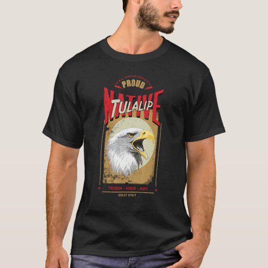 Tulalip Native American Eagle Spirit  Honor T-shirt (Voorkant)