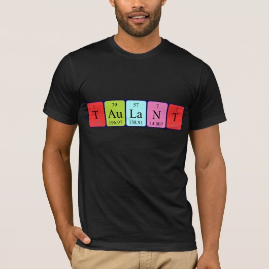 Tulant periodiek lijstnaam shirt (Voorkant)