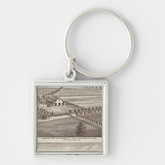 Tulare boerderijen sleutelhanger (Voorkant)