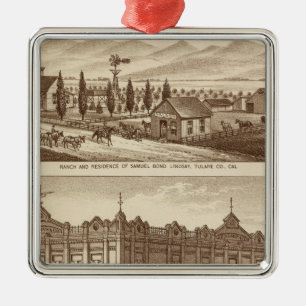 Tulare Co Bank Metalen Ornament