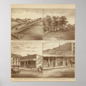 Tulare Co ranches, kantoren Poster (Voorkant)