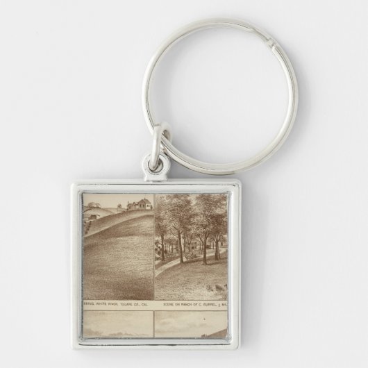 Tulare Co ranches, kantoren Sleutelhanger (Voorkant)
