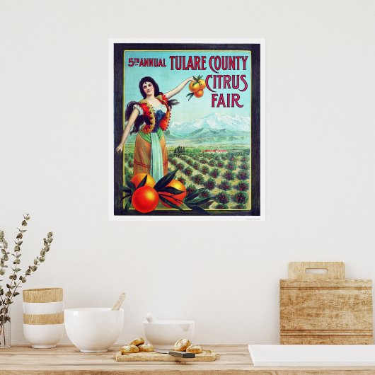 Tulare County Citrus Fair Poster (Keuken)