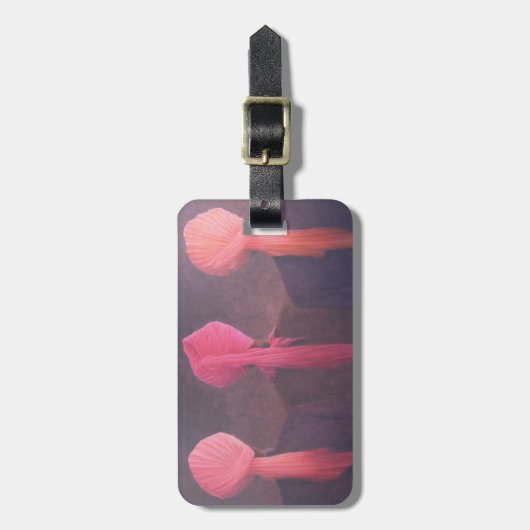 Tulband Triptiek Bagagelabel (Voorkant verticaal)