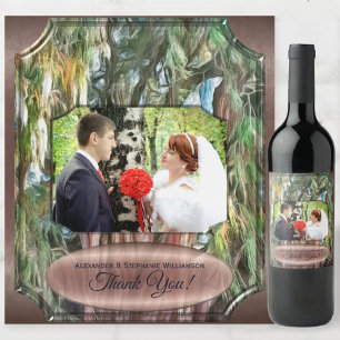 Tule bedankt OAX1 Wijn Etiket