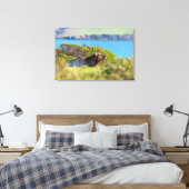 Tule-eland aan de kust canvas afdruk (Insitu (Slaapkamer))