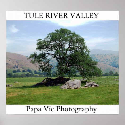 TULE RIVER VALLEY POSTER (Voorkant)