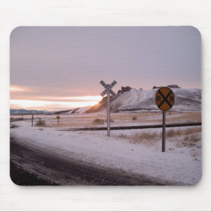 Tulelake, California Winter Sunset Muismat