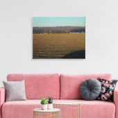 Tulelake in het vroege winterseizoen 1 canvas afdruk (Insitu (Woonkamer))
