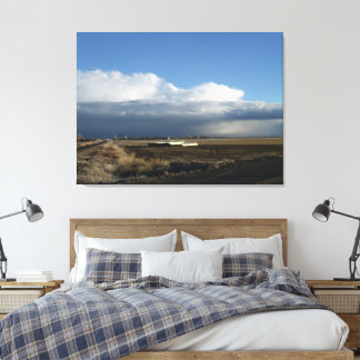 Tulelake In Vroeg Winter 3 Canvas Afdruk