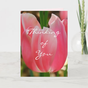 Tulip7 Thinking of You kaart-aanpassen van elke ge Kaart