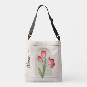 Tulip Art Crossbody Tas (Achterkant)