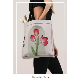 Tulip Art Schoudertasje Crossbody Tas