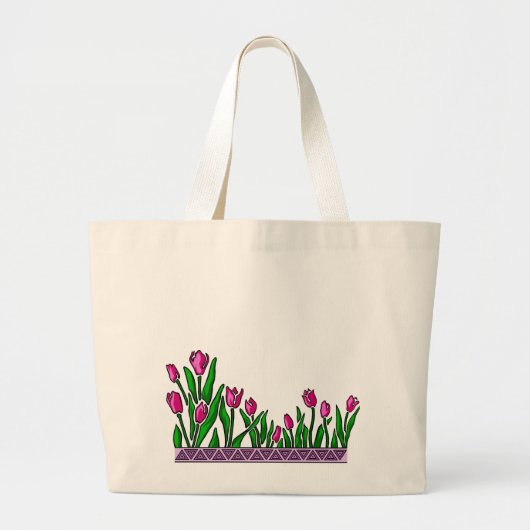 Tulip Bag Grote Tote Bag (Voorkant)