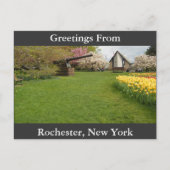 Tulip Beds & Cannon Briefkaart (Voorkant)