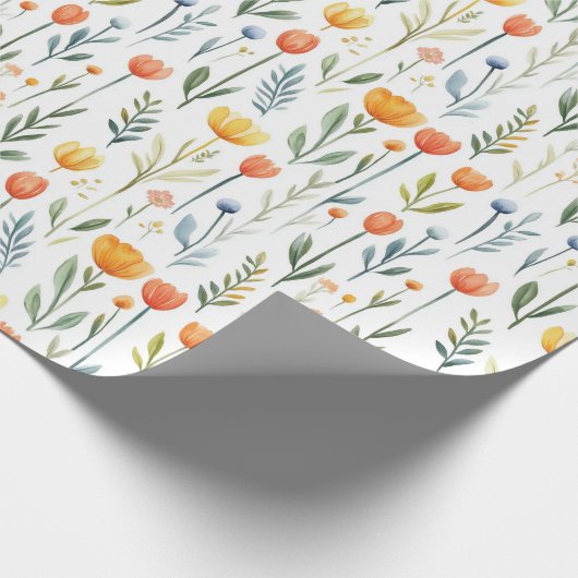 Tulip Birthday Gift Wrapping Paper for Her Cadeaupapier (Hoek)